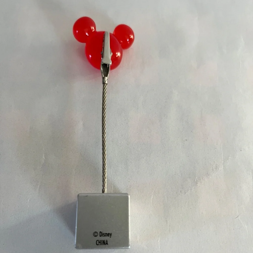 Disney Mickey Mouse Red Ears photo holder / clip Y2K early 2000s